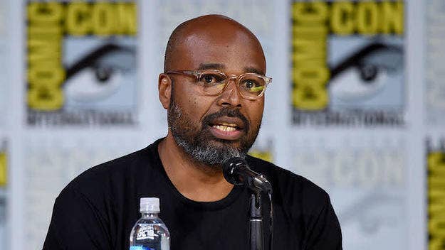 'Black Lightning' showrunner Salim Akil shoots down domestic violence accusations made by Amber Dixon Brenner in a statement.