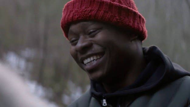 Watch this exclusive look at 'Tyrel,' starring Jason Mitchell and Michael Cera, which hits theaters on December 5.