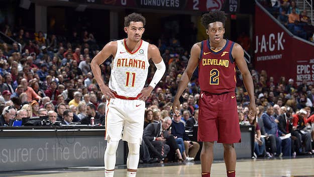 J.R. Smith shades his own teammate by saying Hawks point guard Trae Young is Rookie of the Year. Just another fissure in the Cavs' locker room.