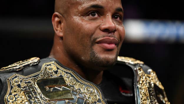 The tension between UFC champion Daniel Cormier and WWE superstar Brock Lesnar came to a head at Madison Square Garden.