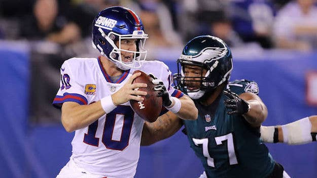 Following a loss to the Philadelphia Eagles on 'Thursday Night Football,' New York Giants head coach Pat Shurmur says they still will not bench Eli Manning.