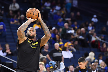 DeMarcus Cousins #0 of the Golden State Warriors.