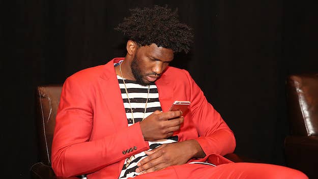 Joel Embiid revealed in a recent GQ cover story the due diligence he'll perform to avoid providing fodder to his on-court rivals when it comes to his love life.