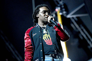Rapper Takeoff of the hip hip group Migos.