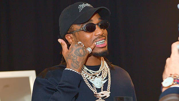 Quavo might have just shared his debut solo album, 'Quavo Huncho,' but that hasn't stopped him and the rest of the Migos from keeping busy.