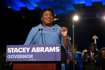 This is a picture of Stacey Abrams.