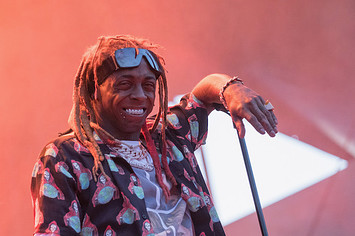 Lil Wayne performing in Austin