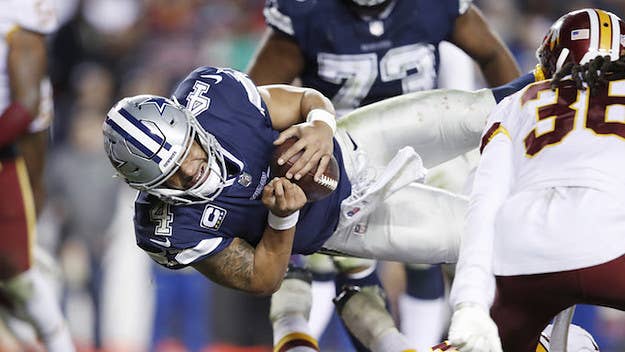 Dak Prescott was seen using smelling salts after being cleared to play following big hit to the head. The clip has medical professionals wondering about safety.