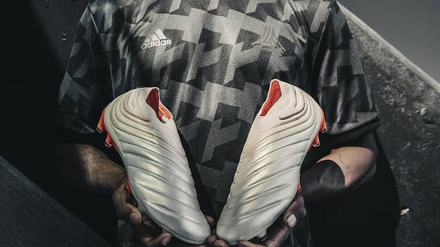 Adidas unveiled its COPA19 boot in Milan, Italy, and it doesn't have stripes on the lateral side.