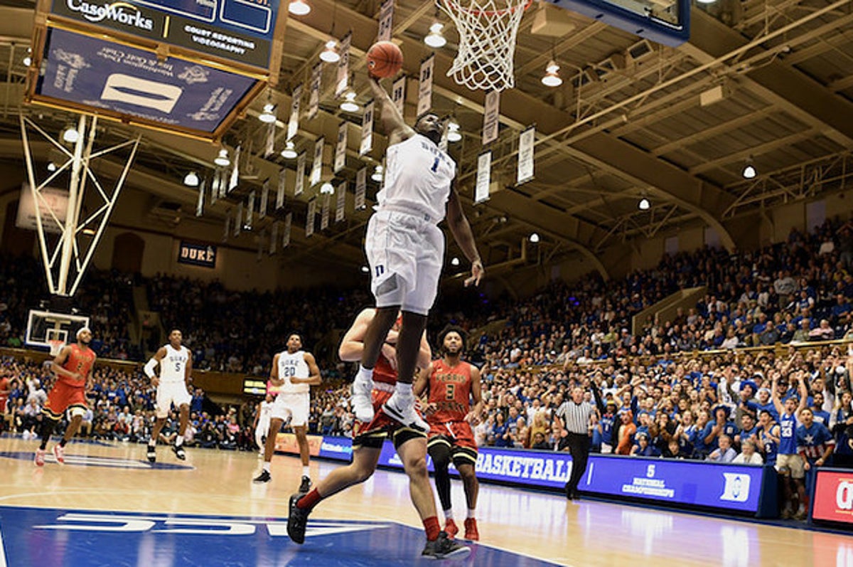 zion williamson dunk duke