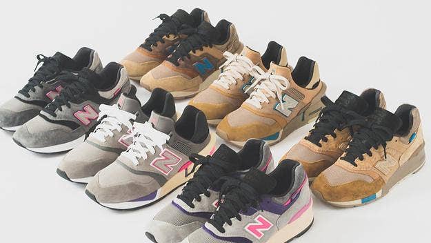 A complete guide to this week's best sneaker releases including the Kith x New Balance 2018 collection, 'Sesame' Adidas Yeezy Boost 350 V2, and more.