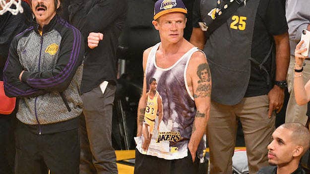 Chili Peppers Anthony Kiedis and Flea were at the Lakers-Rockets game and after the brawl saw multiple players ejected, Kiedis went off on Chris Paul.