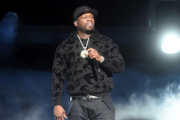 50 Cent performing in NYC