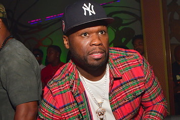 50 Cent attends a party.