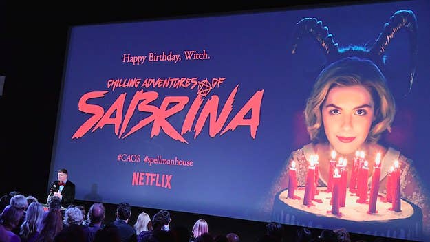 The religious group sued WB and Netflix over a statue featured in the 'Chilling Adventures of Sabrina.'