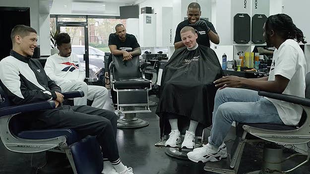 For young kings swap stories about the 90s, their come ups and the power of a fresh cut.