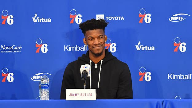 Jimmy Butler briefly addressed the perception he's a locker room cancer, and claimed any such suggestion would mean his previous teammates are fake. 