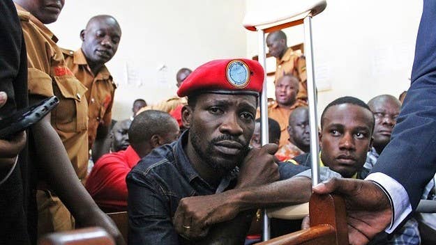 Ugandan politician Bobi Wine called out Kanye West for his meeting with the country's president.