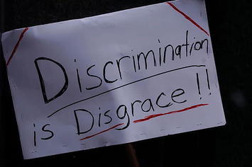 discrimination protest