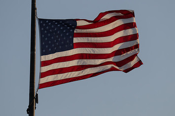 American flag in New Jersey