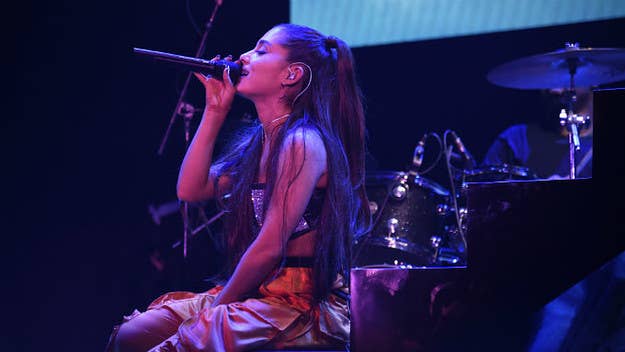 On 'Sweetener' eve, Ariana Grande has joined James Corden for a hits-filled edition of 'Carpool Karaoke.' Grande runs through 'Sweetener' and 'Dangerous Woman' cuts, as well as discusses her 'Jaws' love.