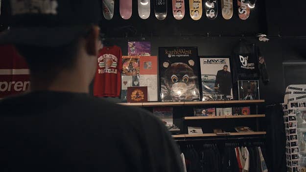 Chico is the subject of a new brief documentary Def Jam put together, and he's got perhaps the biggest collection of Kanye merch around.