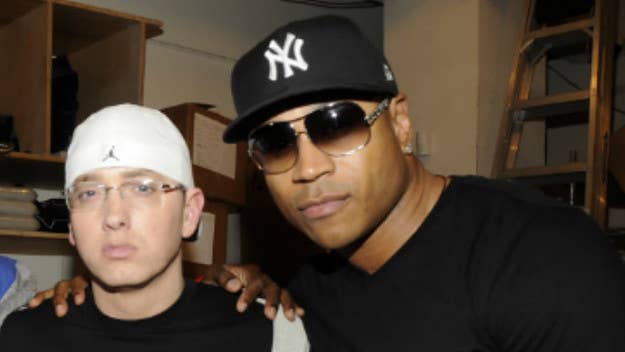 Eminem is a big fan of LL Cool J. The 45-year-old rapper gushed about how LL influenced him to be a rapper and simultaneously revealed just how much of a stan he is for the OG.