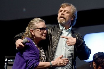 Carrie Fisher and Mark Hamill