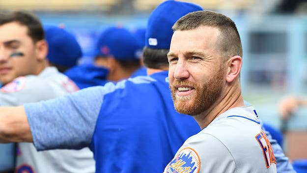 Mets third baseman Todd Frazier appeared to have snagged a spectacular catch on Monday night in a 4-1 win over the Dodgers in Los Angeles. But he admitted Wednesday it was a ruse that tricked the umpire.