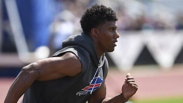 Second-year Buffalo Bills wide receiver Zay Jones was arrested in March after a troubling naked fight with his brother, Cayleb, who plays wide receiver for the Minnesota Vikings.
