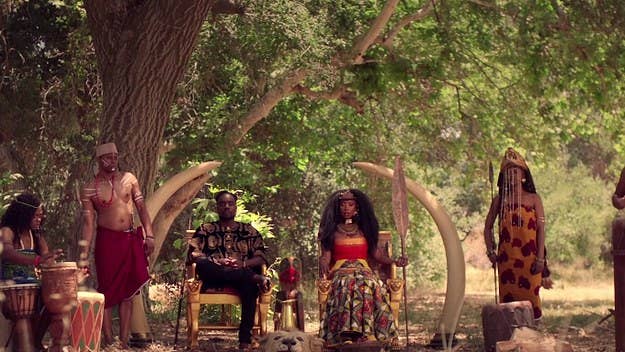 Wale's new visual, directed by Yasha Gruben, is an ode to black history and love. The rapper co-stars with 'Dear White People' actress Ashley Blaine Featherson.