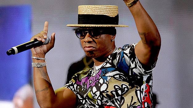 'TMZ' reports that the 42-year-old rapper was arrested as he was trying to board a plane in Tampa, Florida.