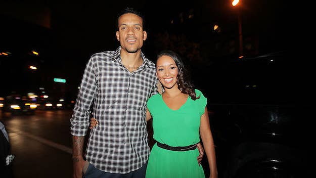 Retired NBA player Matt Barnes filed a restraining order against his ex-wife, Gloria Govan, after she was arrested for felony child endangerment.