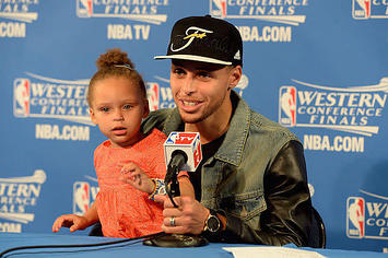 Steph Curry and daughter