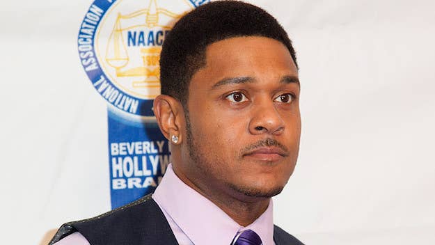 'Ray Donovan' actor Marion 'Pooch' Hall allegedly crashed his car under the influence while letting his two-year-old son steer the wheel in Burbank, California.