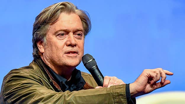 For some reason, former Donald Trump adviser and far-right conspiracy theorist Steve Bannon is headlining New Yorker's festival despite no one wanting him on the ticket. 
