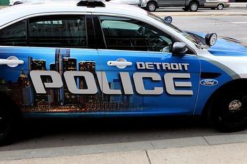 A Detroit police car.