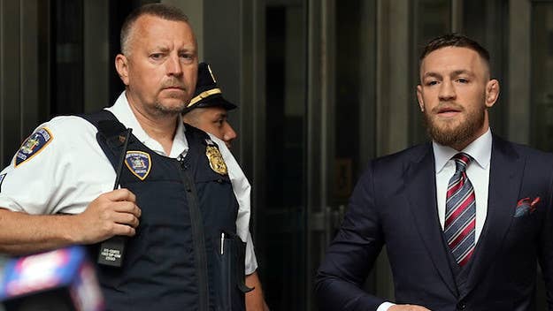 After attacking his bus at Barclays Center during an April UFC event, fighter Michael Ciesa is suing Conor McGregor for physical and emotional damages after he suffered injuries that prevented him from fighting at the event.