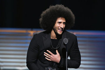 This is a picture of Colin Kaepernick.