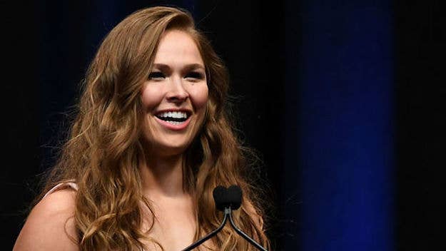 Sunday night, "Rowdy" Ronda Rousey became the new WWE Raw women's champion. It was a historic victory, as she's the first woman to hold championships in both the UFC and WWE.