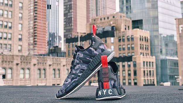 The revolutionary adidas Print Series NMD drops in select Foot Locker and Champs Sports locations today, with the NMD NYC representing the first installment in the series