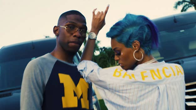 Brianna Perry turns up with BlocBoy JB and friends in the video for "Slow Dance."