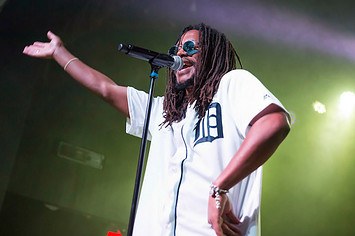 Lupe Fiasco performing in Detroit
