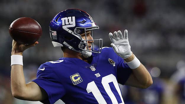 That look of childlike confusion continues to be synonymous with Giants quarterback Eli Manning. Never was this more apparent than after the Cowboys rocked him for one of six sacks on Sunday.