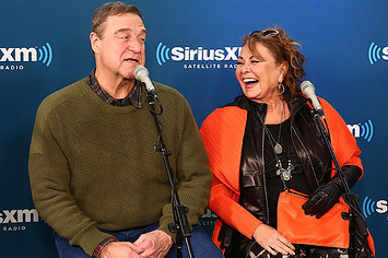 Roseanne and John Goodman