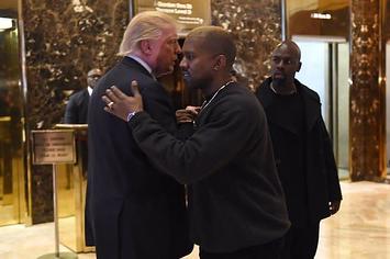 Kanye West and President elect Donald Trump.