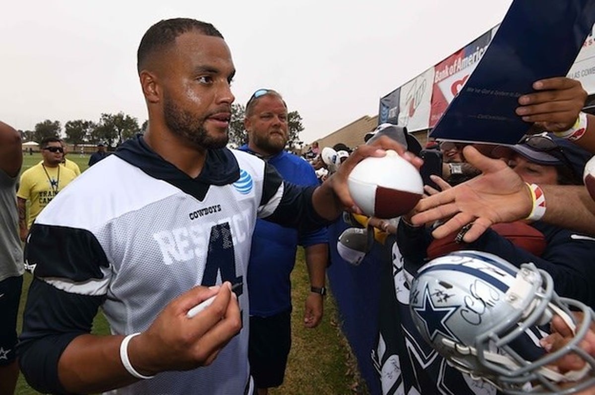 Dak Prescott Says Says 'Football Has Always Been Peace for Me