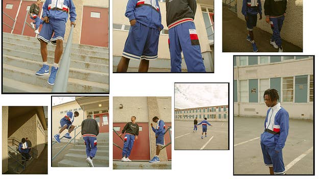 The collection features tracksuits, anoraks, basketball shorts and more.