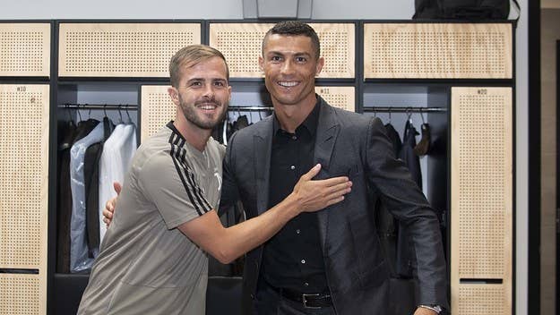 During a stop in New York City for the International Champions Cup and leading up to the MLS All-Star Game, Juventus star midfielder Miralem Pjanic talks about Cristiano Ronaldo joining the club and the time Drake wore the pink Juventus jersey.