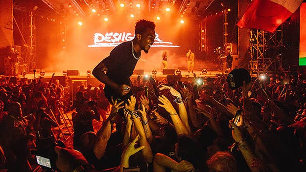 Desiigner was not having it with the Future comparisons, throwing a punch at someone during a concert in Denmark.